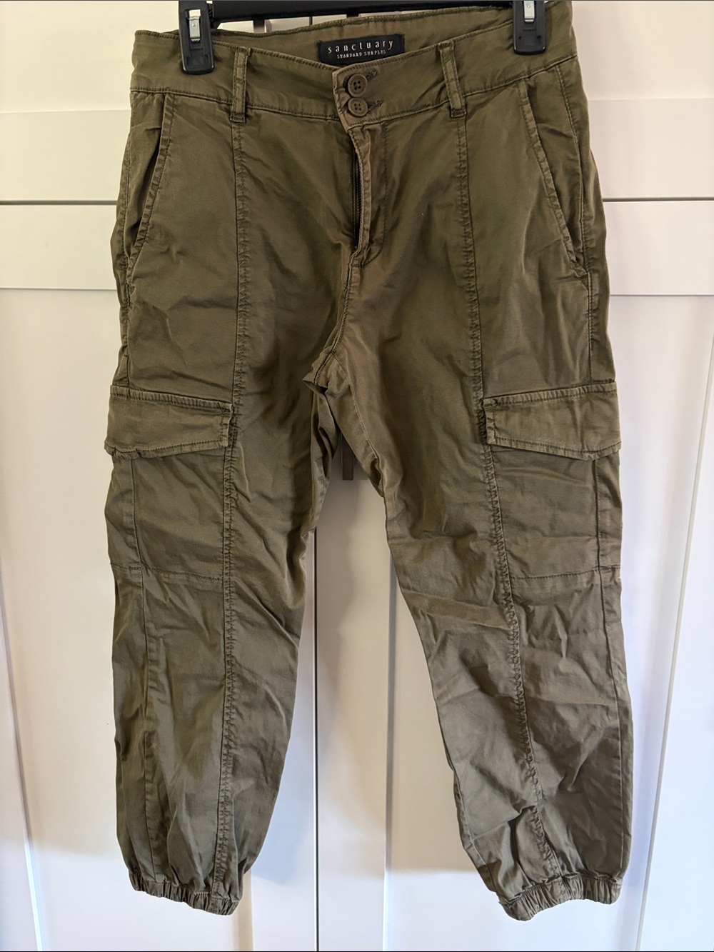Sanctuary Olive Green Cargo Joggers